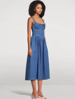 Balia Corset Midi Dress