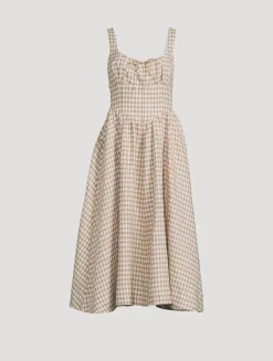 Balia Dress In Gingham Print