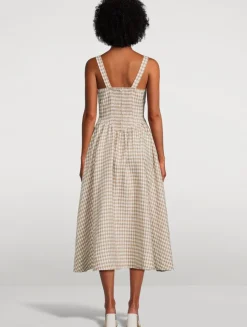 Balia Dress In Gingham Print