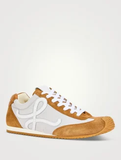 Ballet Runner 2.0 Nylon And Suede Sneakers