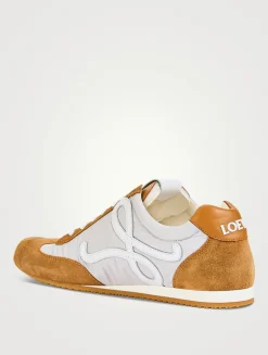 Ballet Runner 2.0 Nylon And Suede Sneakers