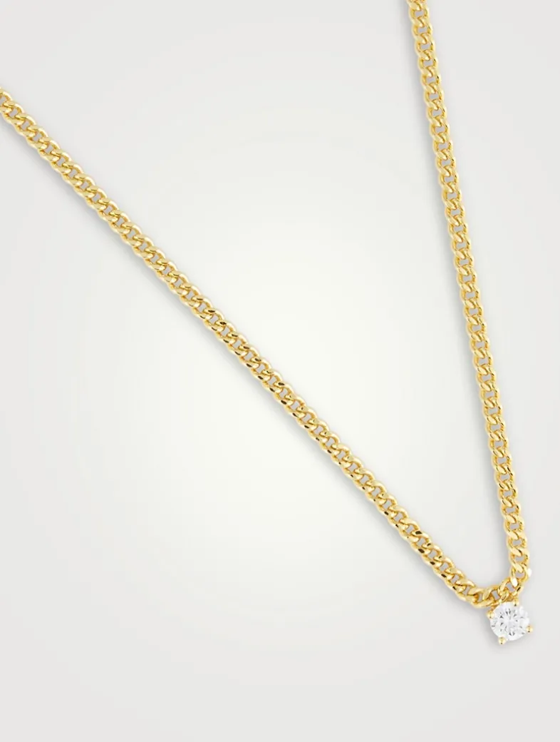 Bardot Stud Charm Necklace