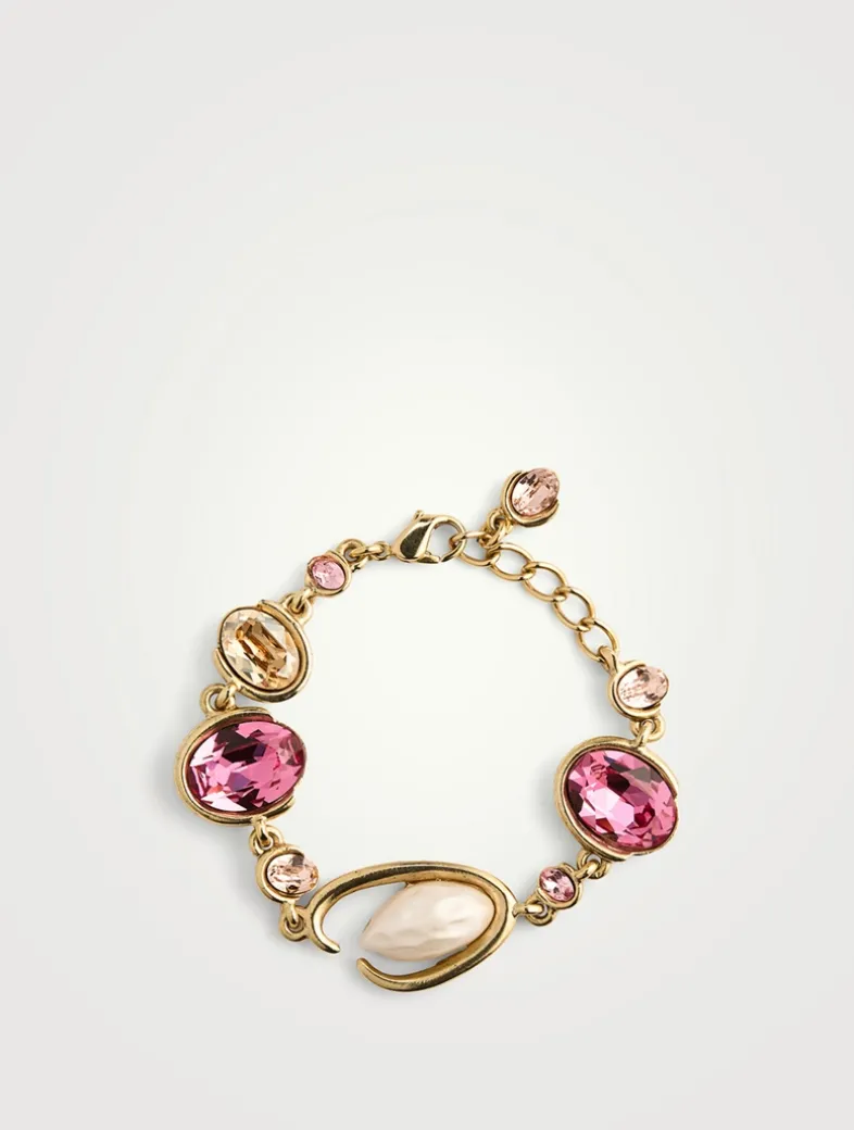 Baroque Faux Pearl O Bracelet