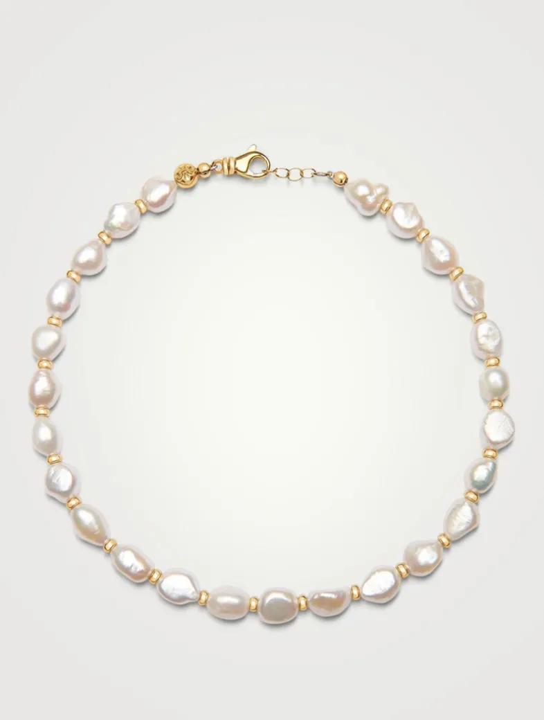 Baroque Pearl Choker Necklace