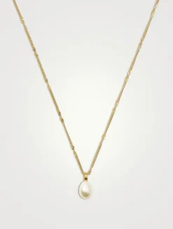 Baroque Pearl Twisted Chain Necklace