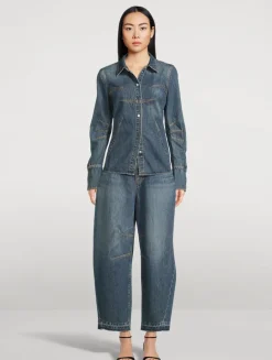 Barrel-Leg Jeans