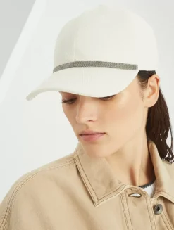 Baseball Cap With Monili