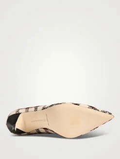 BB 90 Tartan Wool Pumps