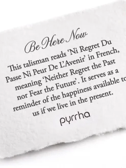 Be Here Now 14K Gold Talisman Necklace