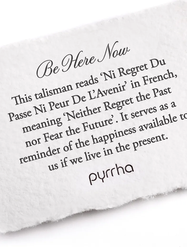 Be Here Now 14K Gold Talisman Necklace