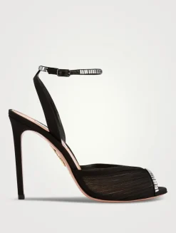 Be Mine Embellished Chiffon Sandals