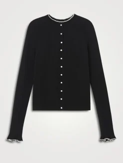 Beaded Cashmere Cardigan