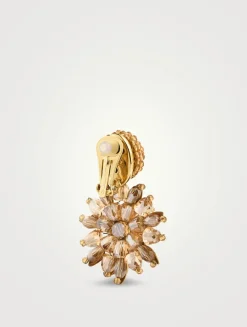 Beaded Raffia Sun Earrings