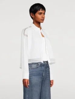 Beatrice Organza Poplin Shirt