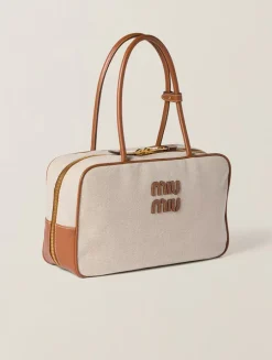 Beau Canvas And Leather Bag