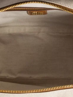 Beau Canvas And Leather Bag