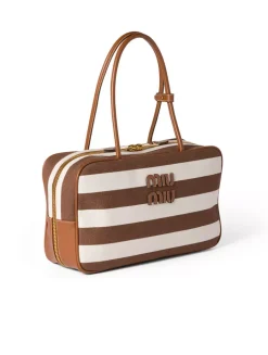 Beau Canvas And Leather Bag