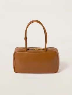 Beau Leather Top-handle Bag