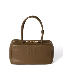 Beau Leather Top-handle Bag