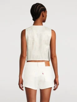 Bella Denim Corset Vest