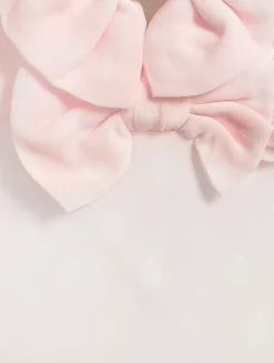 Bellby Bow-Trimmed Gown In Polka Dot Print