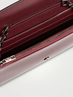 Belle Vivier Patent Leather Wallet-On-Chain