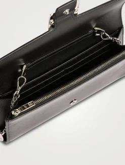 Belle Vivier Patent Leather Wallet-On-Chain