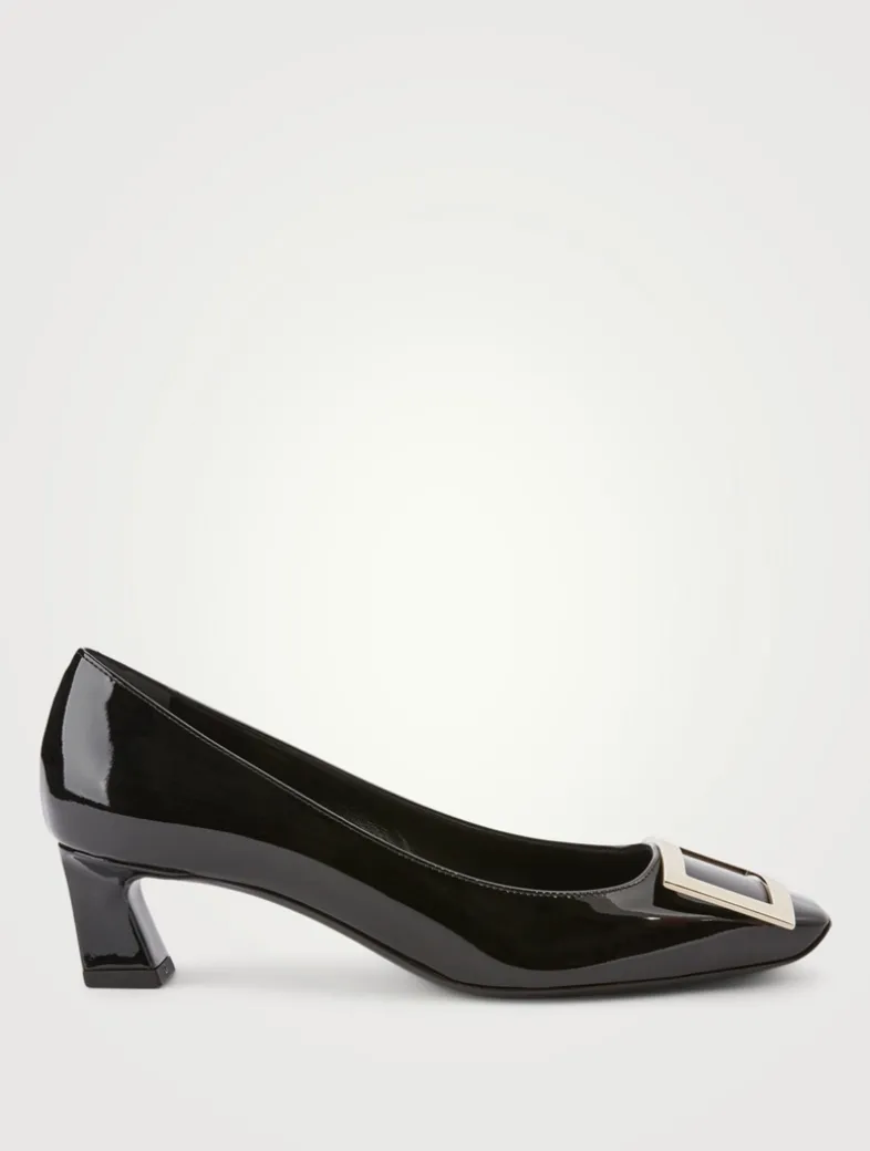 Belle Vivier Trompette 45 Patent Leather Pumps
