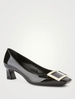 Belle Vivier Trompette 45 Patent Leather Pumps