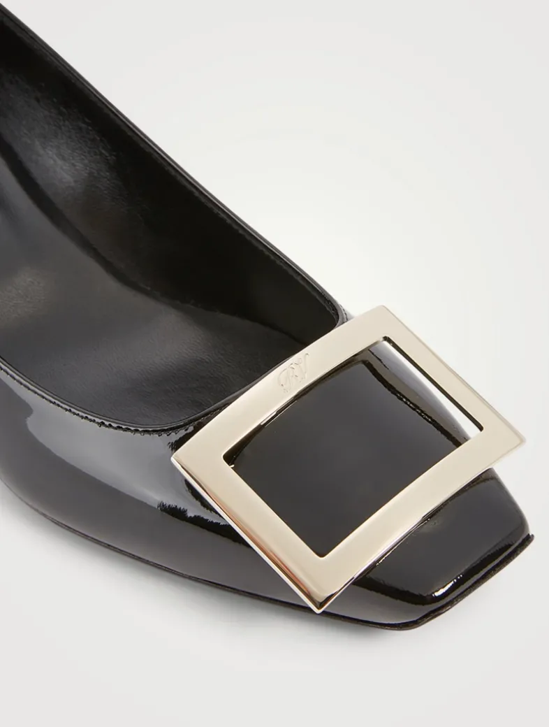 Belle Vivier Trompette 45 Patent Leather Pumps