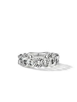 Belmont® Curb Link Band Ring In Sterling Silver, 5mm