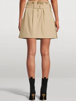 Belted Cargo Skirt