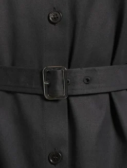 Belted Chino Shirt Dress