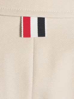 Belted Cotton Twill Trench Coat