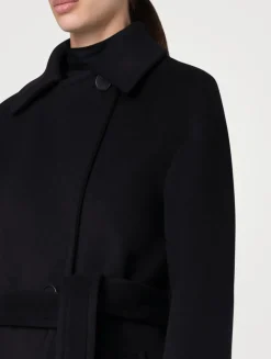 Belted Double-Breasted Coat