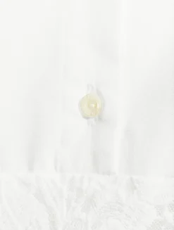 Belted Lace Shirt Dress