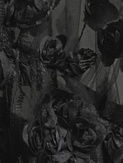 Belted Tulle Mini Dress