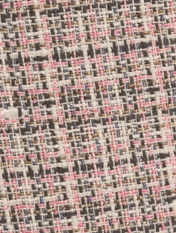 Belted Tweed Mini Skirt