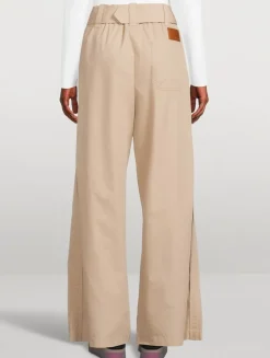 Belted Wide-Leg Trousers