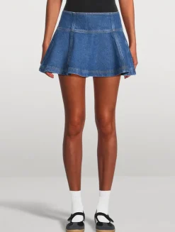 Bentley Denim Mini Skirt