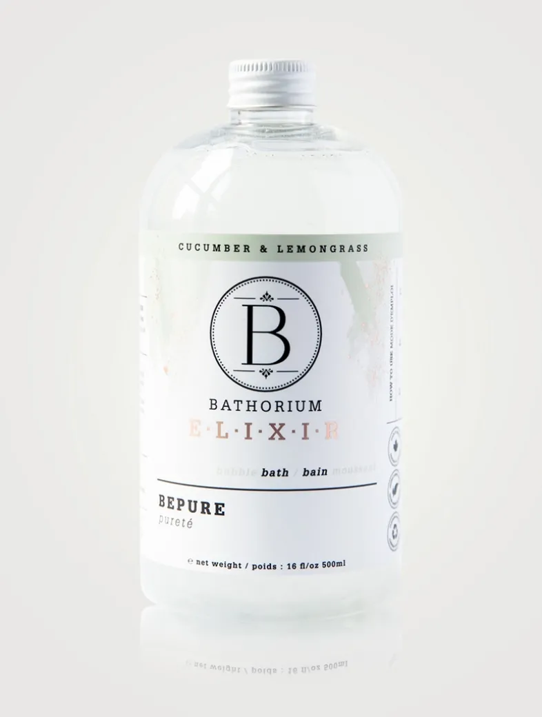 Bepure Bubble Bath Elixir: Cucumber & Lemongrass