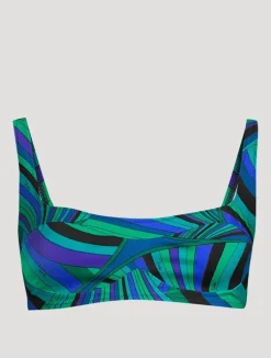 Bikini Top In Iride Print