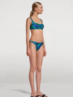 Bikini Top In Iride Print