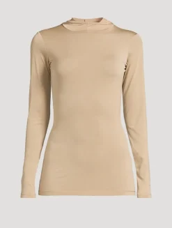 Billie Slim-Fit Long Sleeve Hooded Top