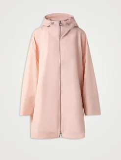 Blanche Gabardine Raincoat