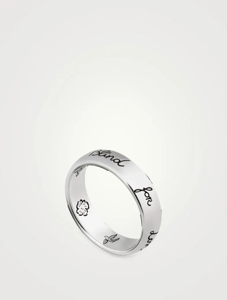 Blind For Love Sterling Silver Ring
