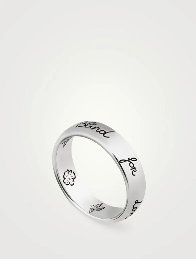Blind For Love Sterling Silver Ring