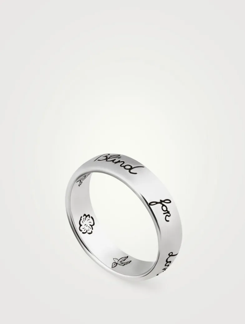 Blind For Love Sterling Silver Ring