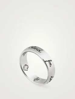 Blind For Love Sterling Silver Ring