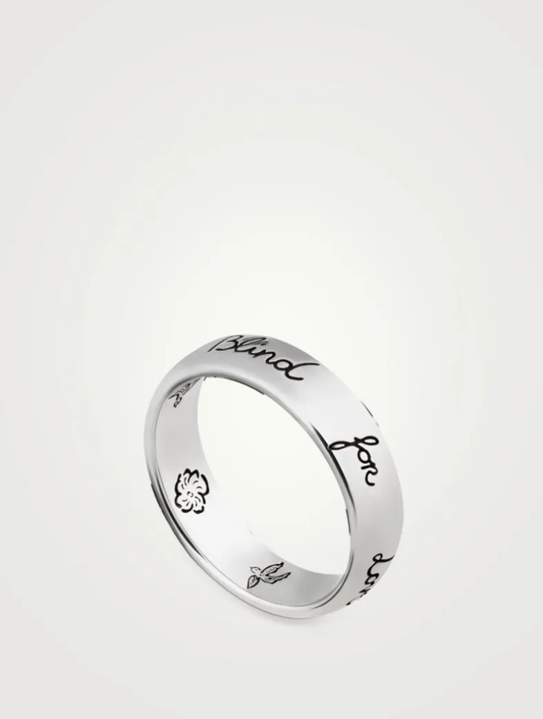 Blind For Love Sterling Silver Ring